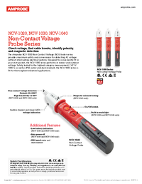 Thumbnail of document Data Sheet - NCV-1040 Series Non-Contact Voltage Probes